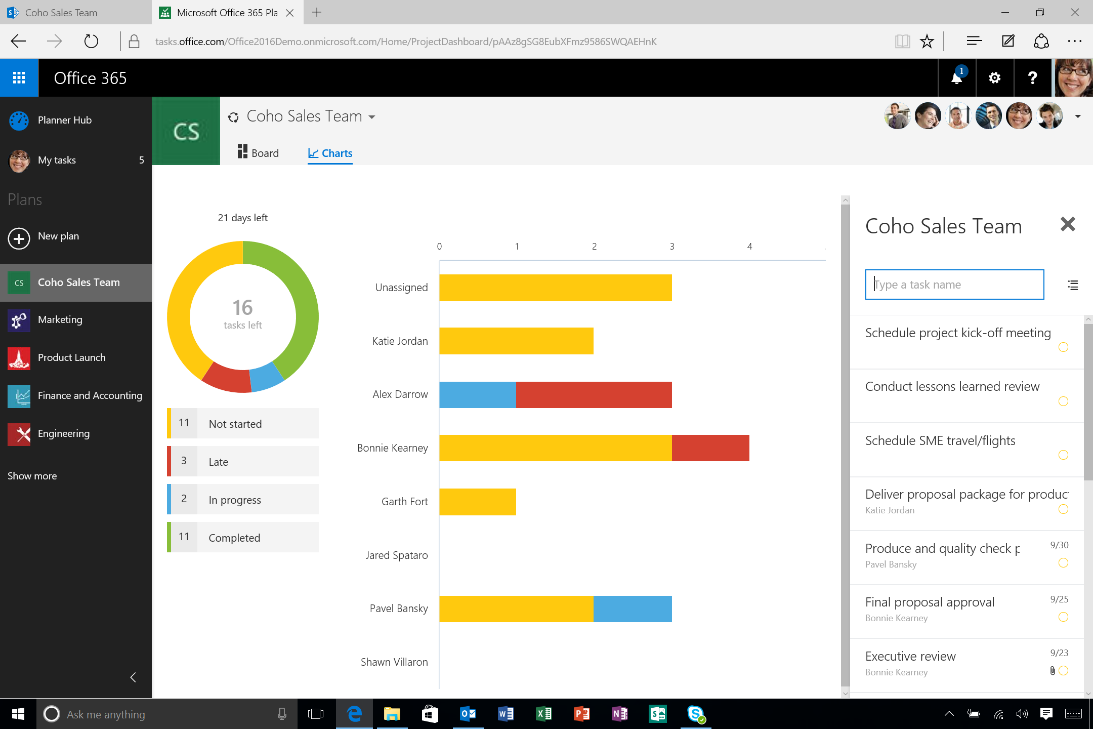 project plan 365 for windows 10